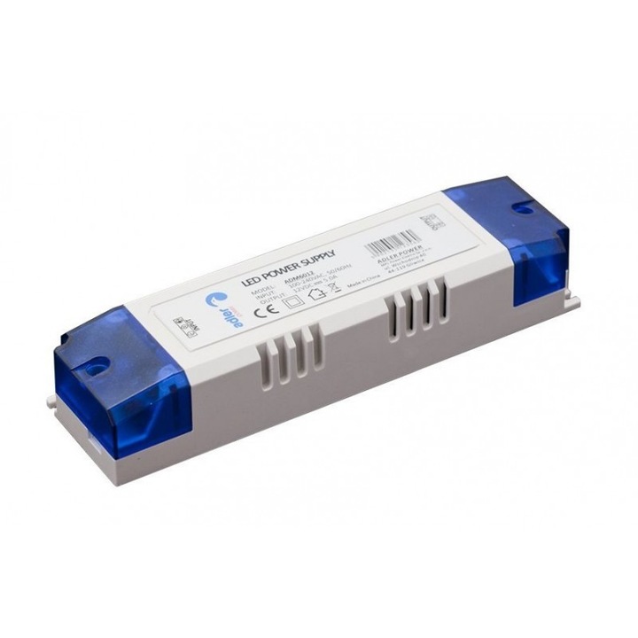 Sursa Banda Led, ADLER, 5A, 12V,60W, IP20, Plastic