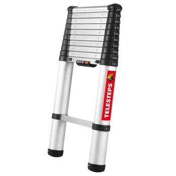 Scara telescopica de lucru cu 10 trepte, Telesteps, Aluminiu, 3.2 x 4.4 m, Argintiu Scara telescopica de lucru cu 10 trepte, Telesteps, Aluminiu, 3.2 x 4.4 m, Argintiu