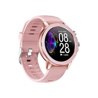 ceas inteligent smartwatch optimus at s02 ecran cu touch 13 inch color hd moduri sport pedometru puls notificari pink imagen 54_0_
0
