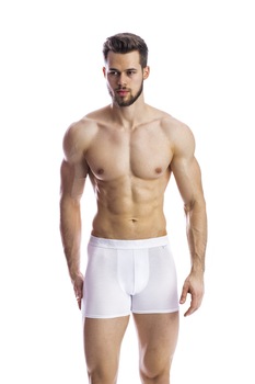 Boxeri barbati BBM62, Alb, M Boxeri barbati BBM62, Alb, M