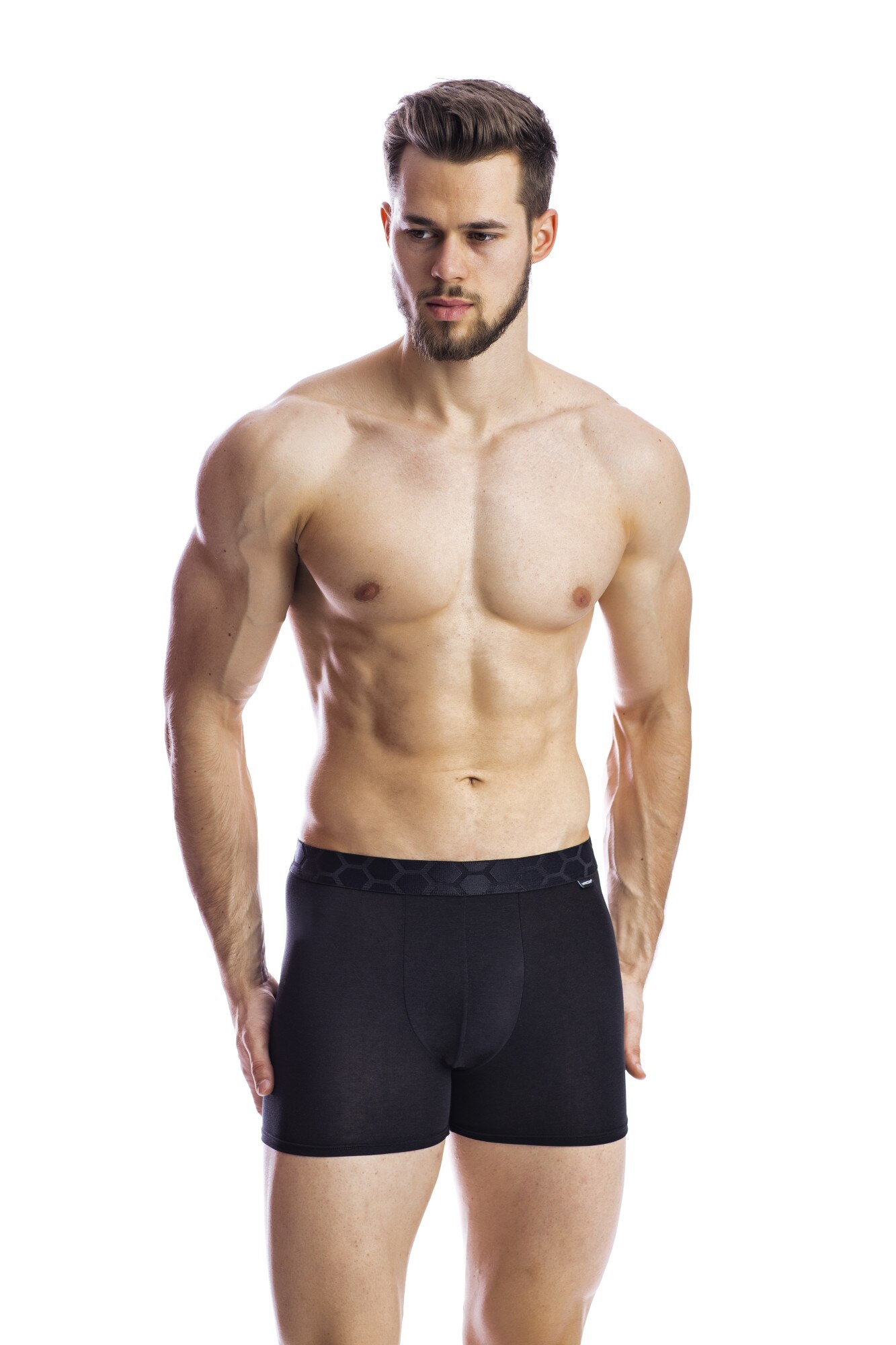 Boxeri din modal BBM62,negru, Uniconf, Negru, L