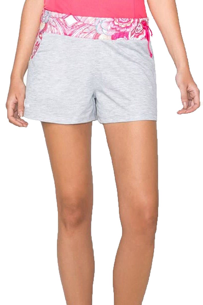 Pantaloni scurti, Desigual 71P2SB8, Gri/Roz, 40