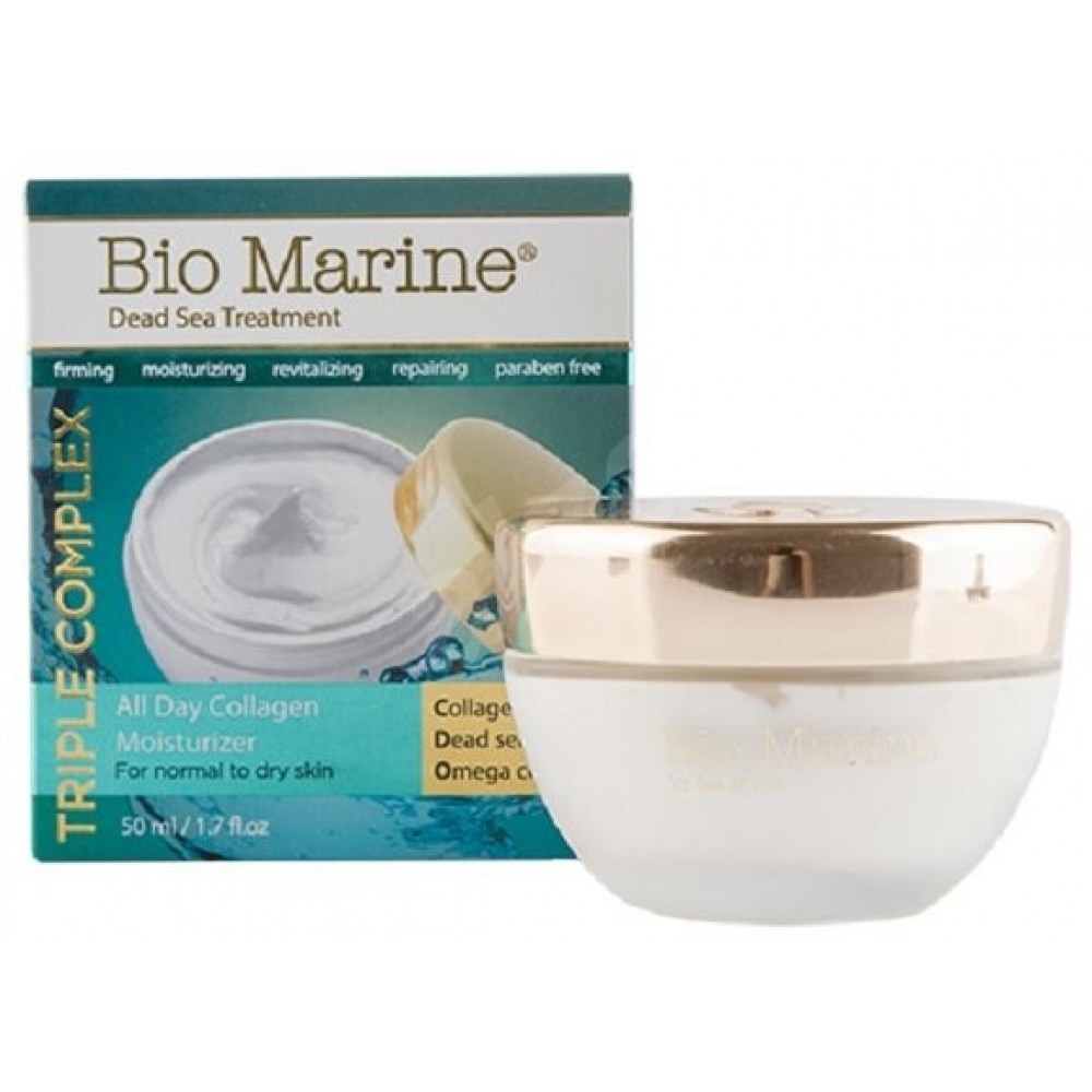 Crema de Zi Hidratanta cu Colagen, pentru ten normal si uscat, Bio Marine, 50ml