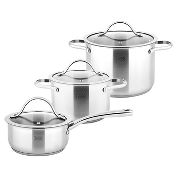 Set 3 oale inox 18/10 Teesa Cook Expert Master Set 3 oale inox 18/10 Teesa Cook Expert Master