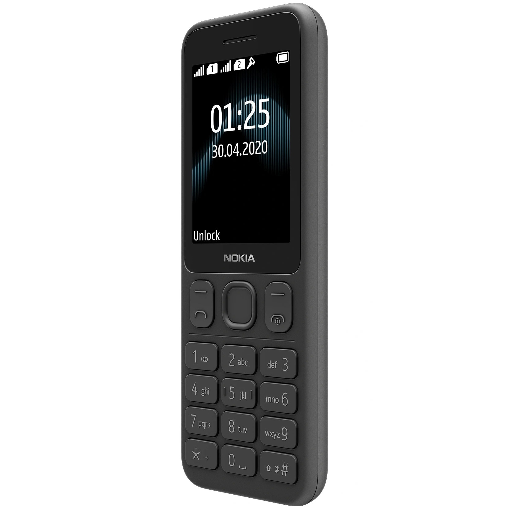 Telefon mobil Nokia 125, Dual SIM, Black