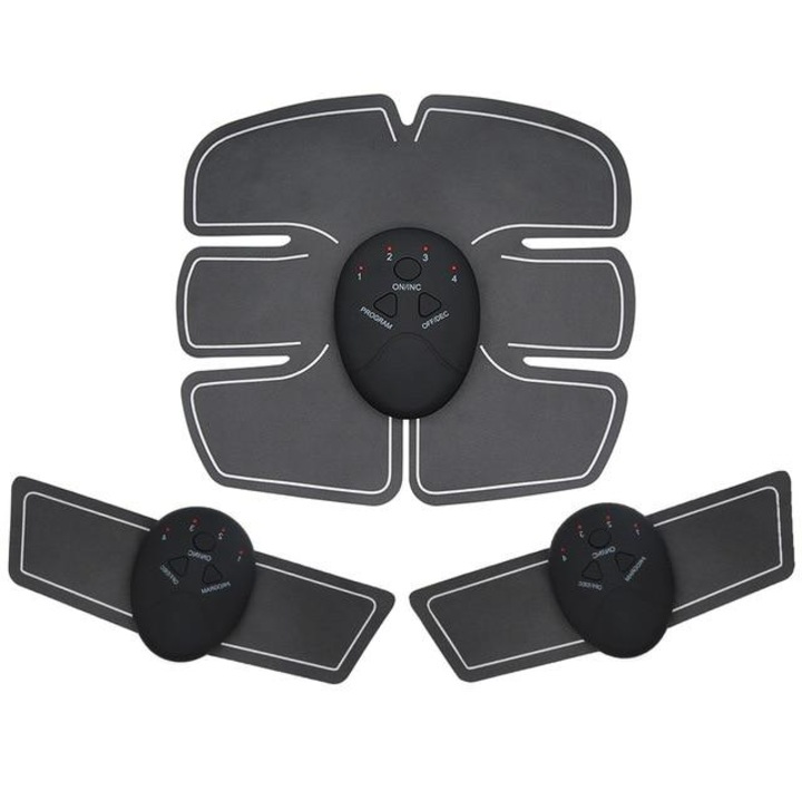 Izomstimulátor edző abs fitnesz - emelő fenék hasi edző unisex - Model 2 az 1-ben szett