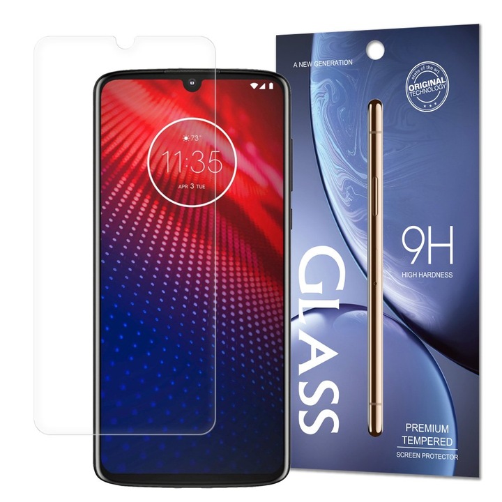 Стъклен протектор Tempered Glass 9H за Motorola Moto Z4