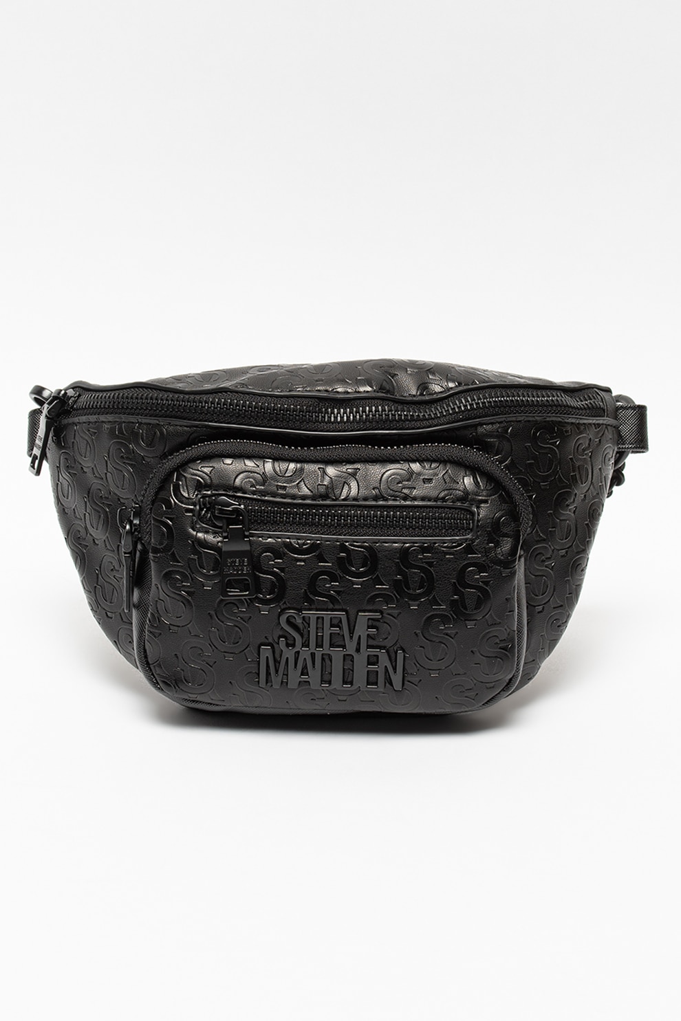 Steve Madden, Borseta de piele ecologica Pitch, Negru