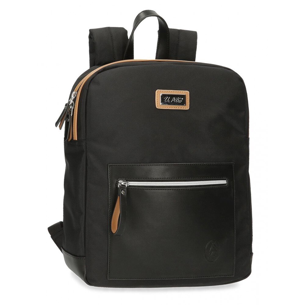 Rucsac cu comp laptop/tableta negru El Potro Chic