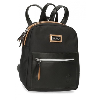 Rucsac casual negru El Potro Chic Rucsac casual negru El Potro Chic