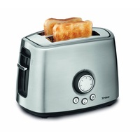 Prajitor de paine Trisa My Toast 7344.75, Putere 1000 W, 6 trepte de rumenire, Argintiu