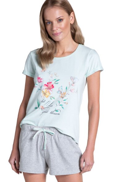 Pijamale de dama Henderson Tamia verde gri