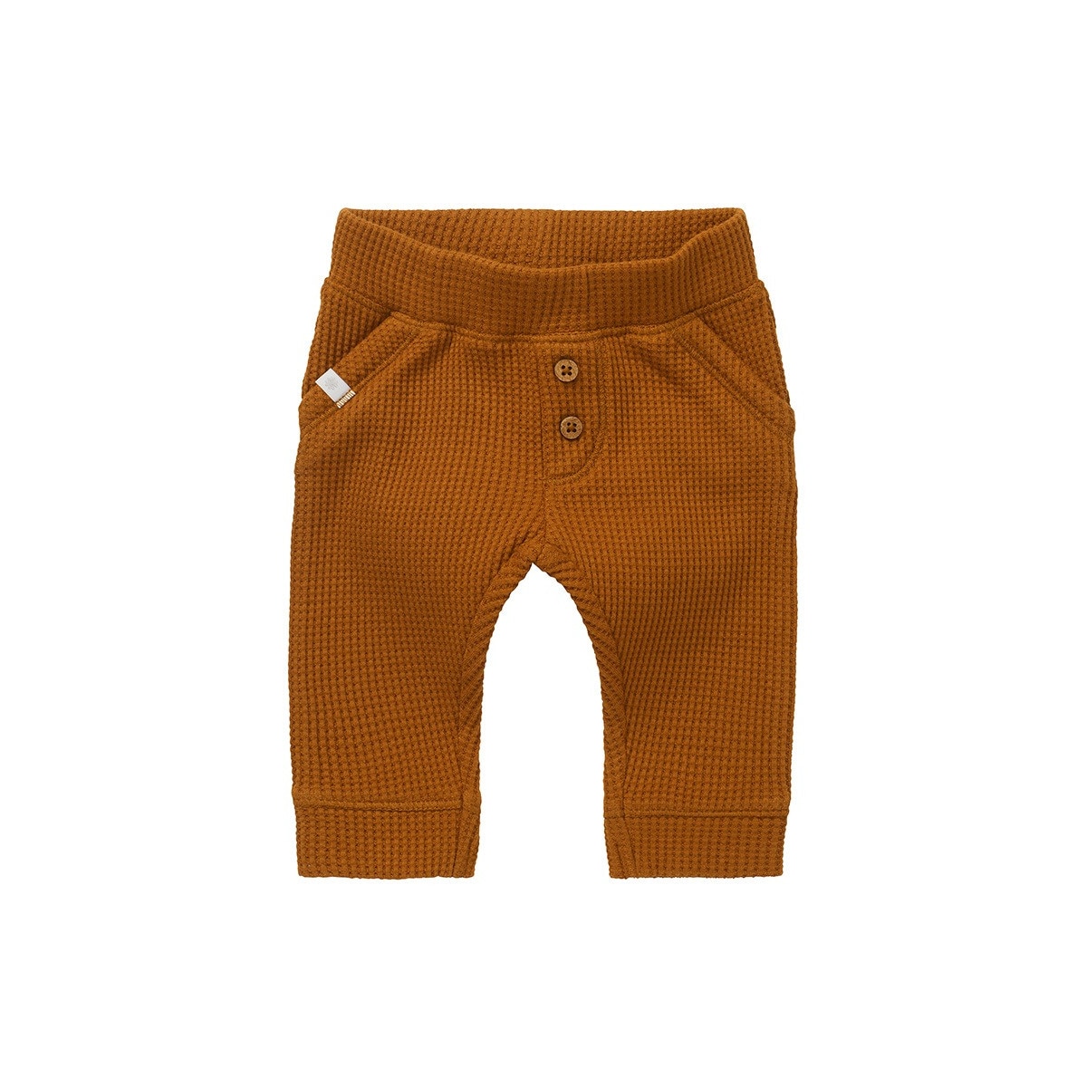 Pantaloni bebe, Noppies, bumbac organic, Sandown, maro