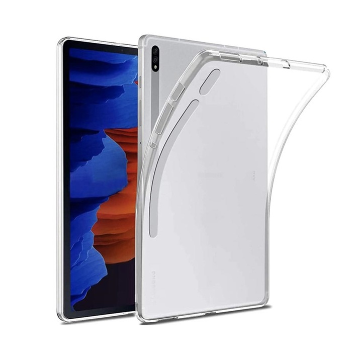 Висококачествен силиконов калъф за таблет Samsung Galaxy Tab S7, Transparent, BBL2125