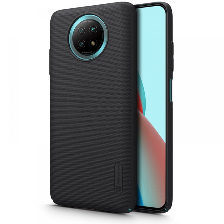 Carcasa Nillkin Frosted Shield compatibila cu Xiaomi Redmi Note 9T Black