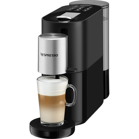 Еспресо машина Nespresso S85-EU-BK-NE Atelier by Krups, 19 бара, 1500W, Иновативна система за разпенване на мляко, Черен