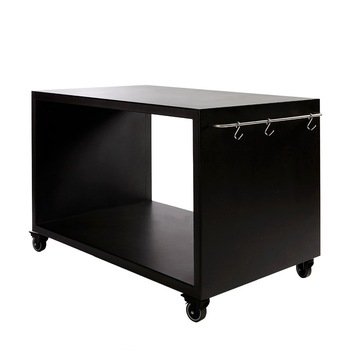 Masa de gradina cu roti, Morso Forno Terra, 120 x 60 cm, negru Masa de gradina cu roti, Morso Forno Terra, 120 x 60 cm, negru