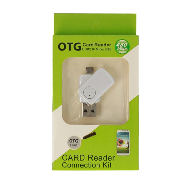 Adaptor OTG USB 2.0 - MicroUSB (Alb)