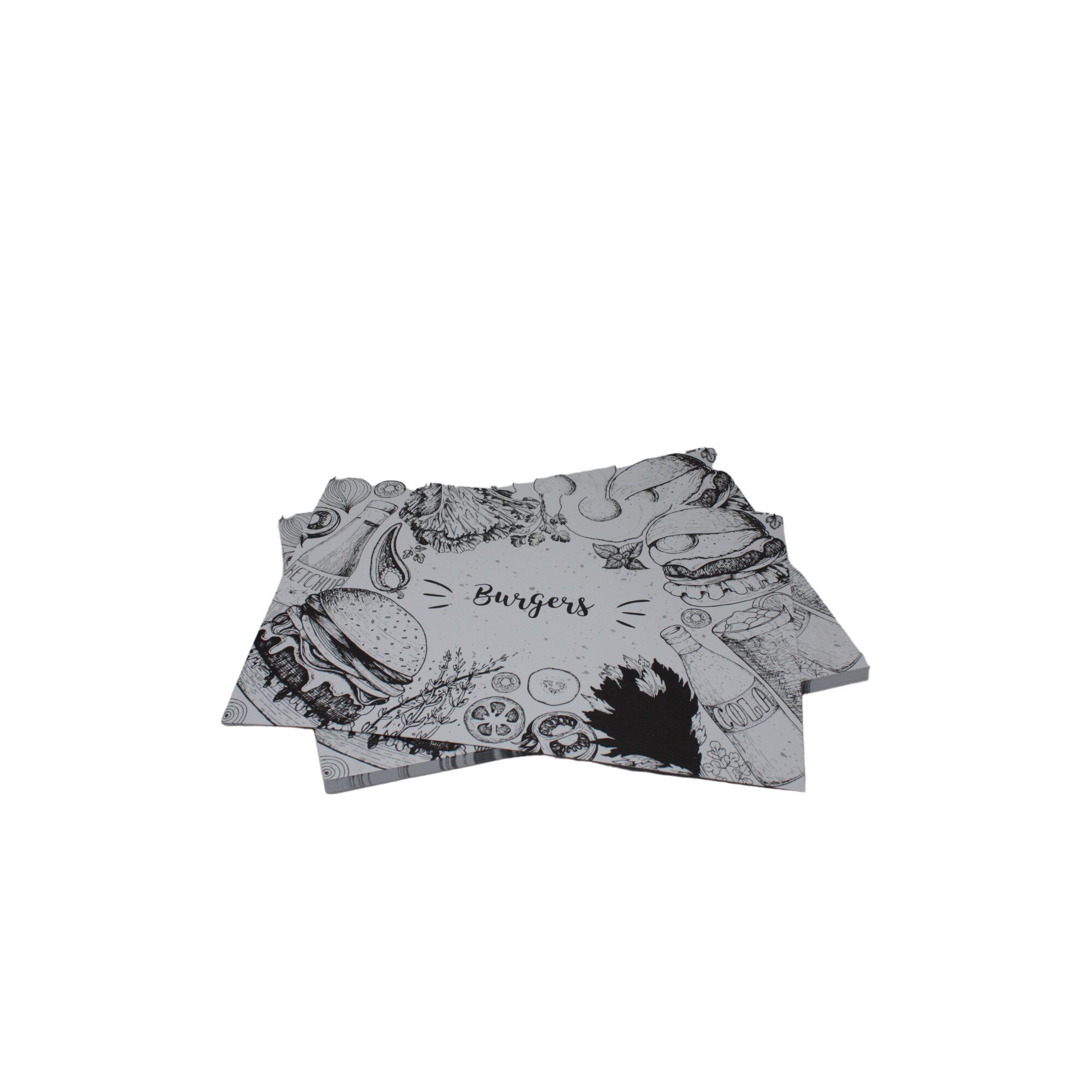 Naproane din hartie - 30 x 41cm , Pachet 200buc - UBELLA, Burgers