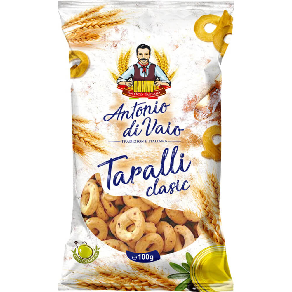 Covrigei Clasici Antonio Di Vaio Taralli, 100 g