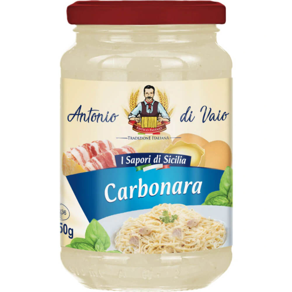 Sos pentru Paste Antonio Di Vaio Carbonara, 350g