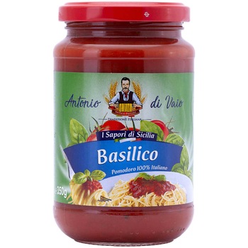 Sos pentru Paste Antonio Di Vaio Basilico, 350g Sos pentru Paste Antonio Di Vaio Basilico, 350g