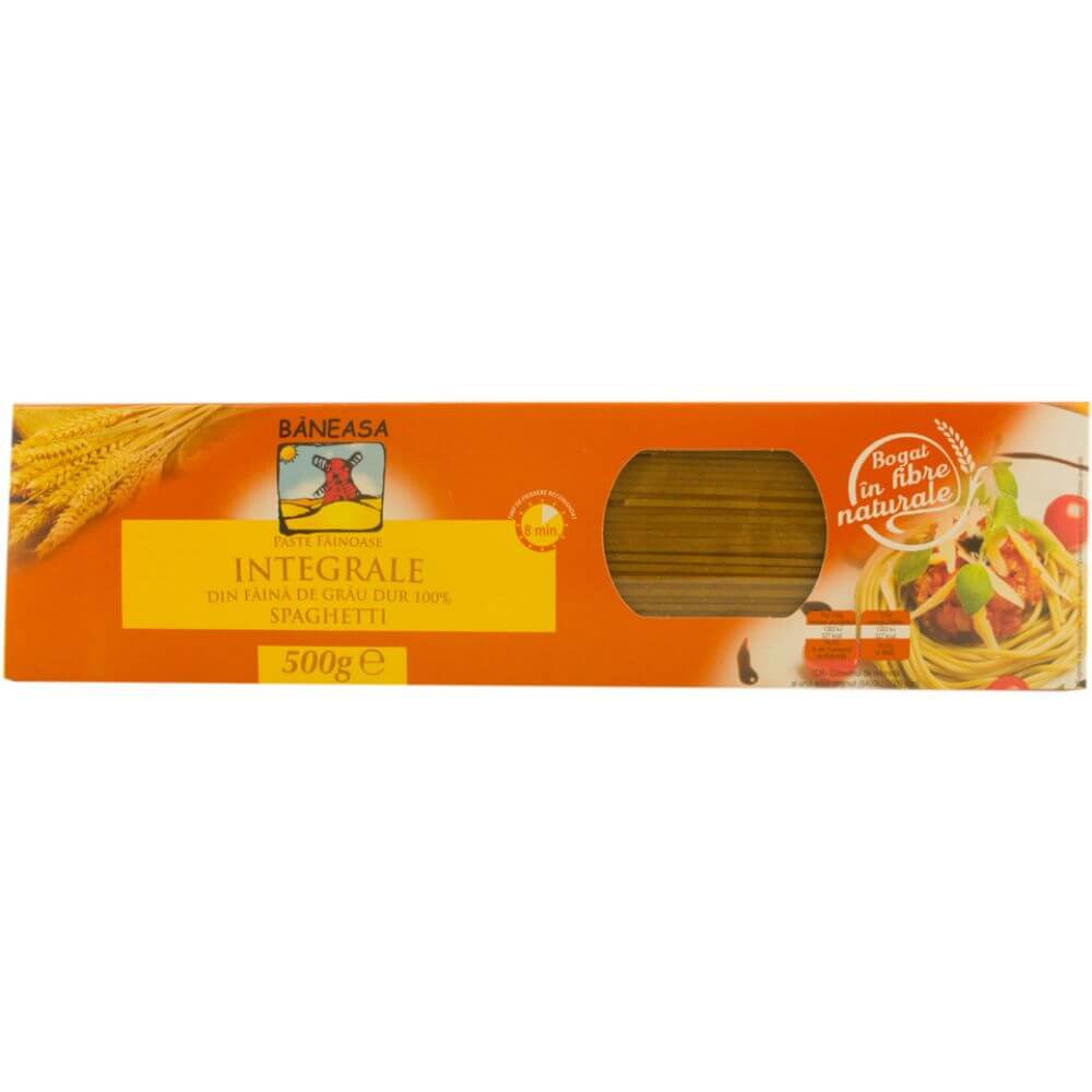 Spaghetti Integrale Baneasa, 500 g