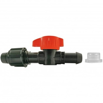 Robinet cu garnitura pentru banda picurare 17mm Robinet cu garnitura pentru banda picurare 17mm