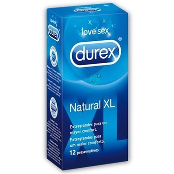 Set 12 prezervative, Durex Natural XL Set 12 prezervative, Durex Natural XL