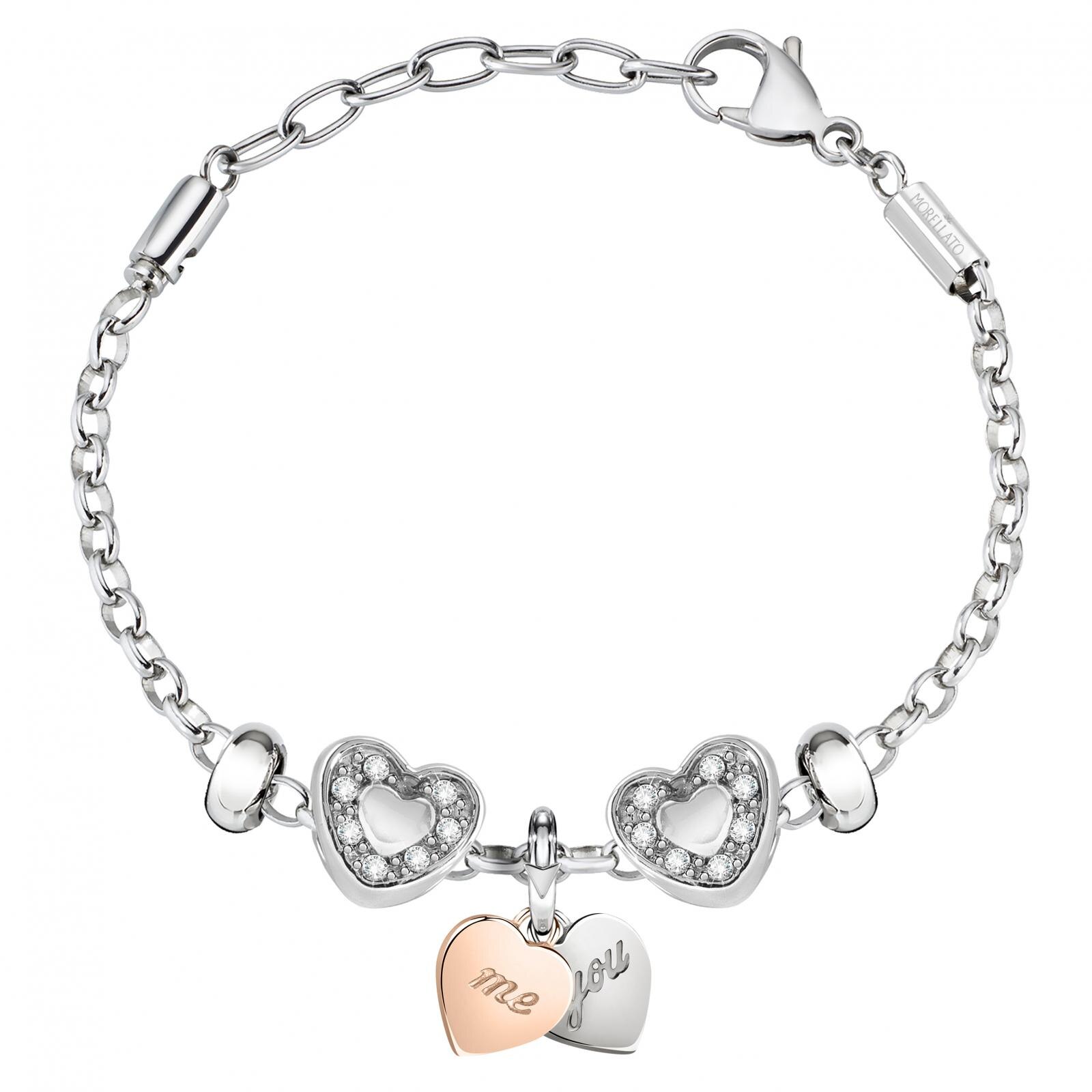 Bratara Morellato SCZ1100, Argintiu, Rose gold