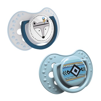 Set Suzeta Silicone Dynamic 18+ m, Lovi, Indian Summer , 2 buc 22/876baiat Set Suzeta Silicone Dynamic 18+ m, Lovi, Indian Summer , 2 buc 22/876baiat