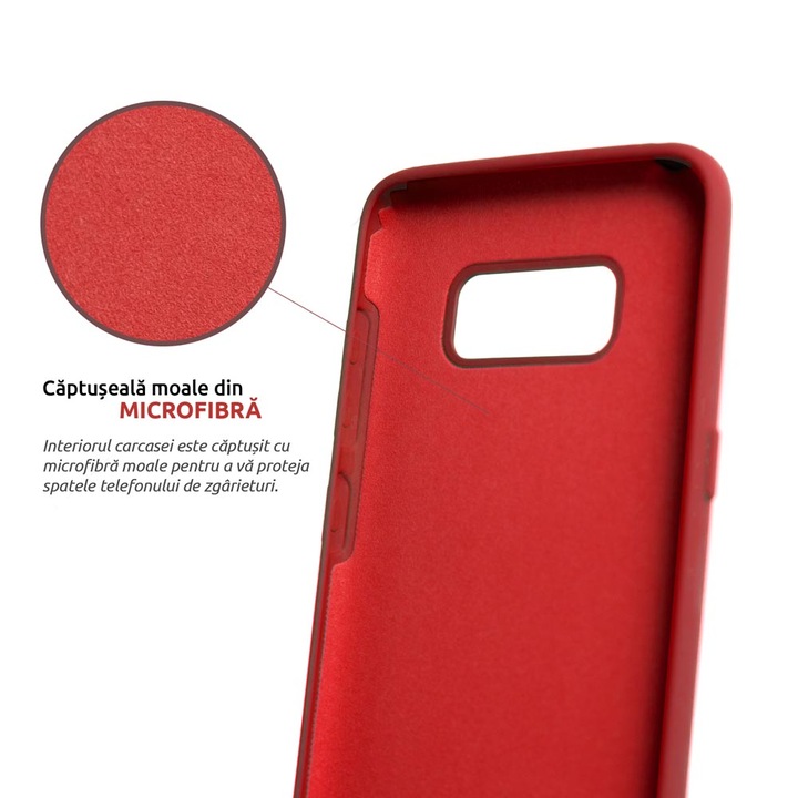 Husa Premium Silicon Compatibila Cu Apple iPhone 11 Pro, Squid Game Mask Front Man, silicon, cu interiorul din material textil, protectie camera, Red, PR844