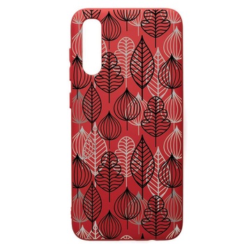 Husa de protectie Samsung Galaxy A70, Autumn, silicon, cu interiorul din material textil, protectie camera, Red, PR10 Husa de protectie Samsung Galaxy A70, Autumn, silicon, cu interiorul din material textil, protectie camera, Red, PR10