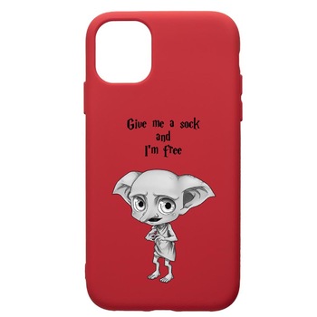 Husa de protectie Samsung Galaxy A41, Dobby, silicon, cu interiorul din material textil, protectie camera, Red, PR31 Husa de protectie Samsung Galaxy A41, Dobby, silicon, cu interiorul din material textil, protectie camera, Red, PR31