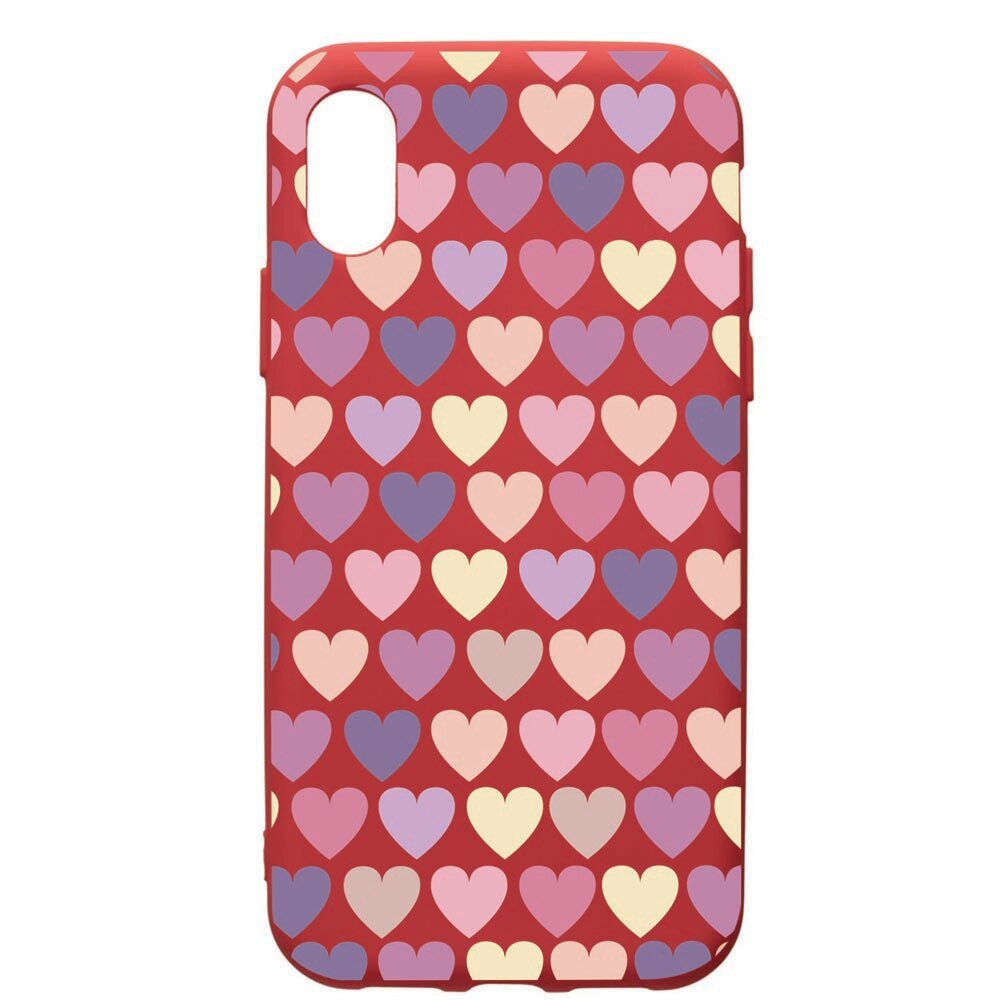 Husa de protectie Xiaomi Redmi 7A, Hearth, silicon, cu interiorul din material textil, protectie camera, Red, PR34