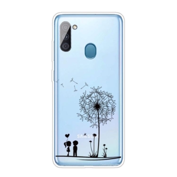 Husa Lemontti Pattern Highly compatibila cu Samsung Galaxy A11, Dandelion