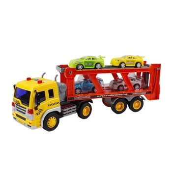 Set camion tip tir transporter ,cu masinute, 5 piese ,30 cm Set camion tip tir transporter ,cu masinute, 5 piese ,30 cm