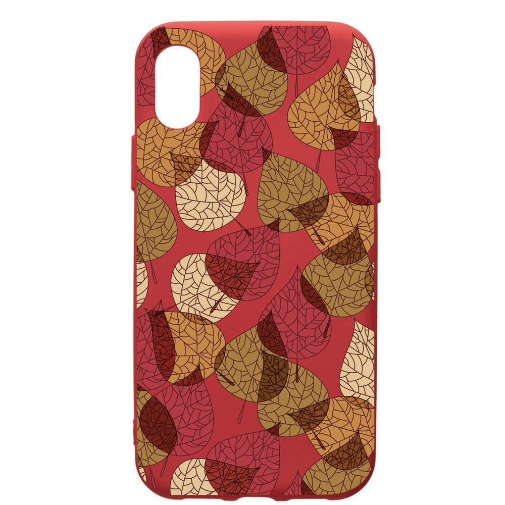 Husa de protectie Samsung Galaxy A01, Feathers, silicon, cu interiorul din material textil, protectie camera, Red, PR98