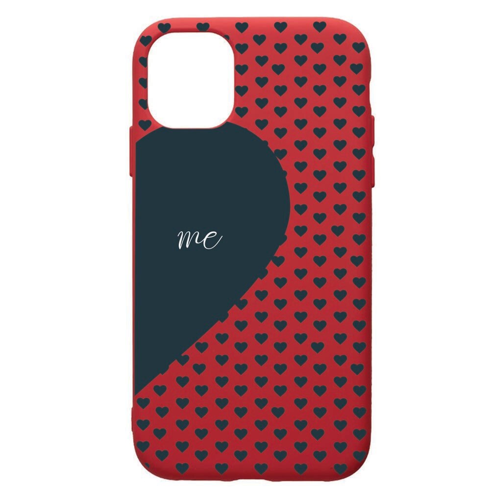 Husa de protectie Samsung Galaxy A51, Love Me, silicon, cu interiorul din material textil, protectie camera, Red, PR100