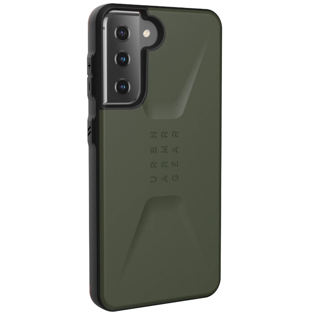 Husa UAG Civilian Series compatibila cu Samsung Galaxy S21/S21 5G, Olive Drab
