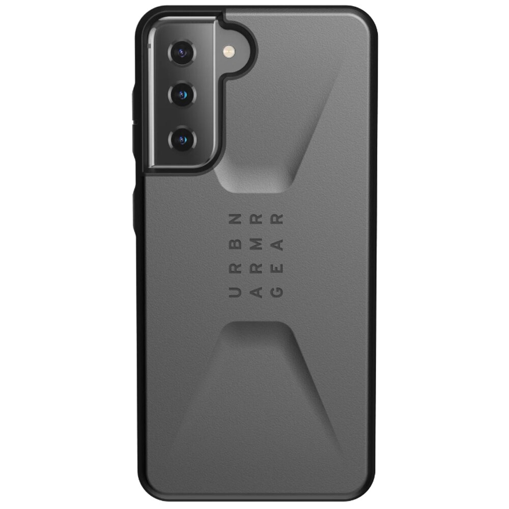 Husa UAG Civilian Series compatibila cu Samsung Galaxy S21/S21 5G, Silver