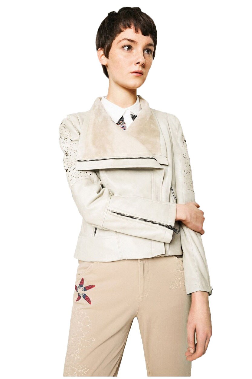 Geaca, Desigual 71E2GD4, Gri deschis