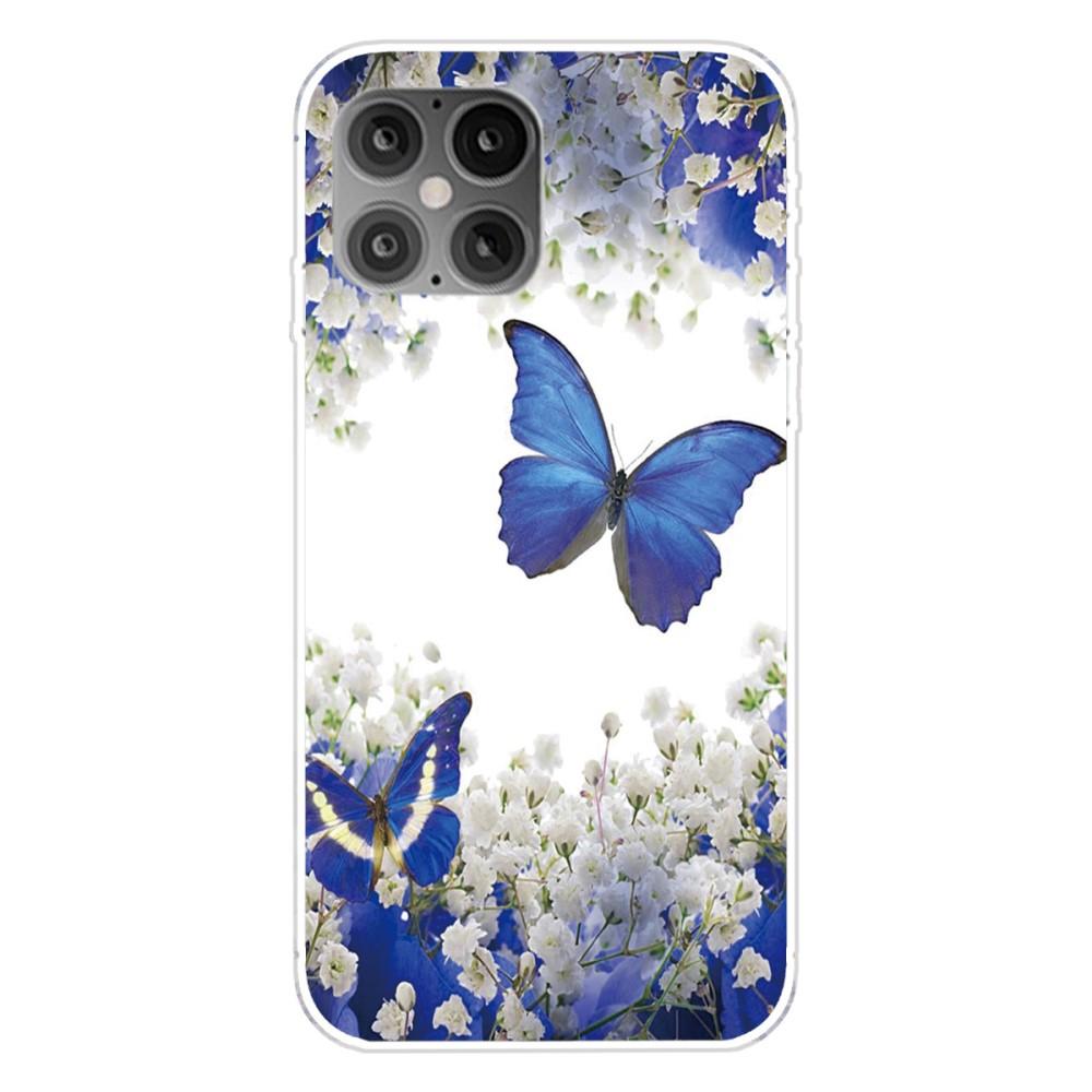 Husa silicon compatibila cu Apple iPhone 12, iPhone 12 Pro model Lily of the valley, Silicon, TPU Viceversa