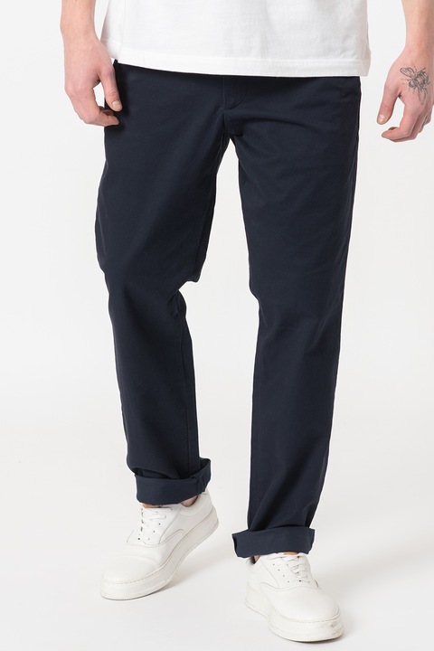 GAP, Pantaloni chino cu croiala dreapta, Bleumarin, W31-L32
