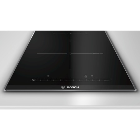 Plita incorporabila Bosch PIB375FB1E, Inductie, 2 zone de gatit, PowerBoost, 30.6 cm, Negru