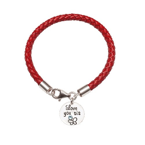 Bratara personalizata din piele naturala si argint 925
