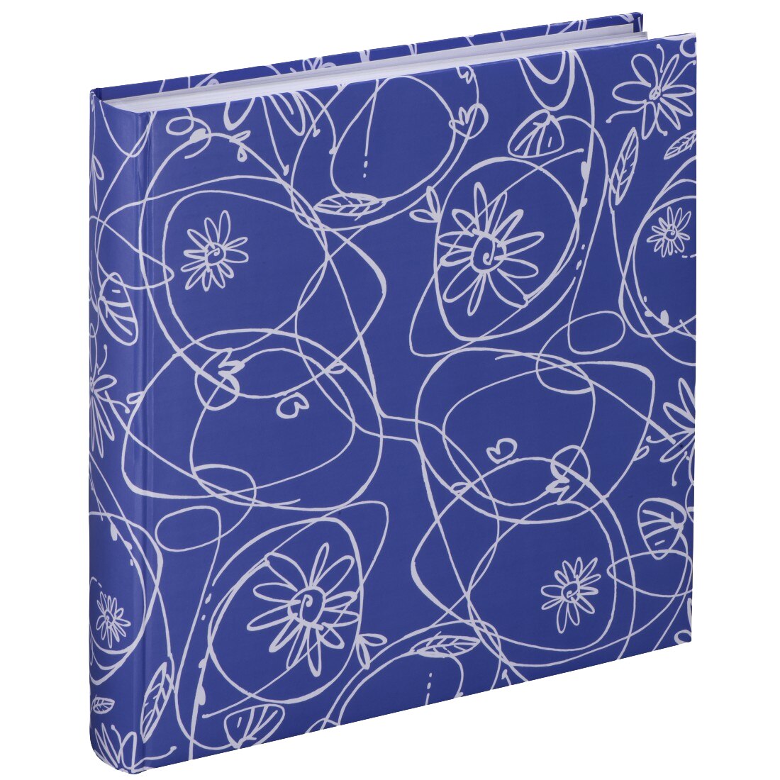 Album Foto Hama Jumbo Decori II, 30x30 cm, 100 de pagini albe, Albastru