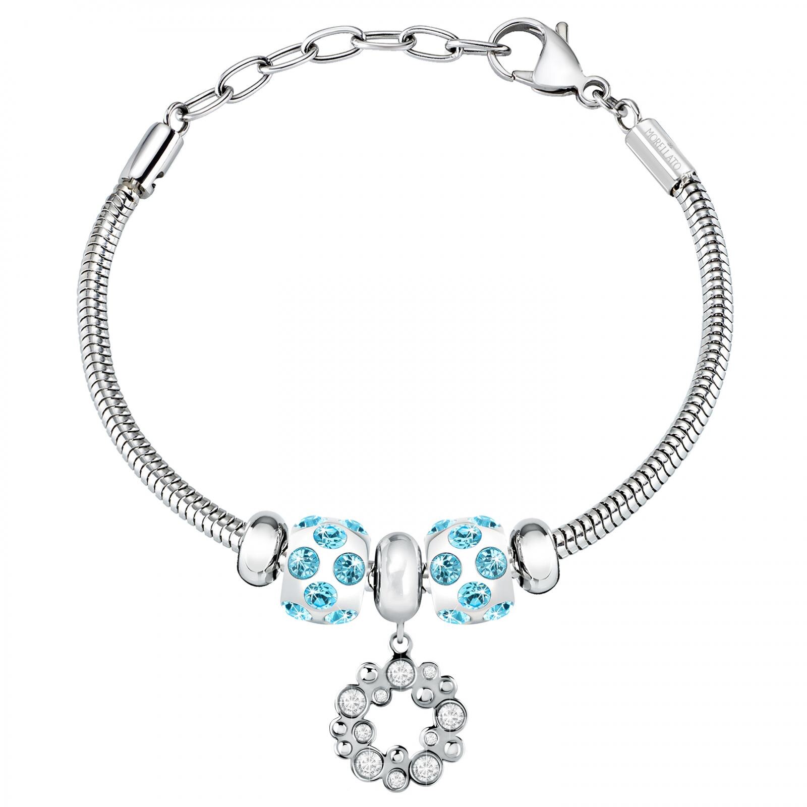 Bratara Morellato SCZ1120, Argintiu, Albastru