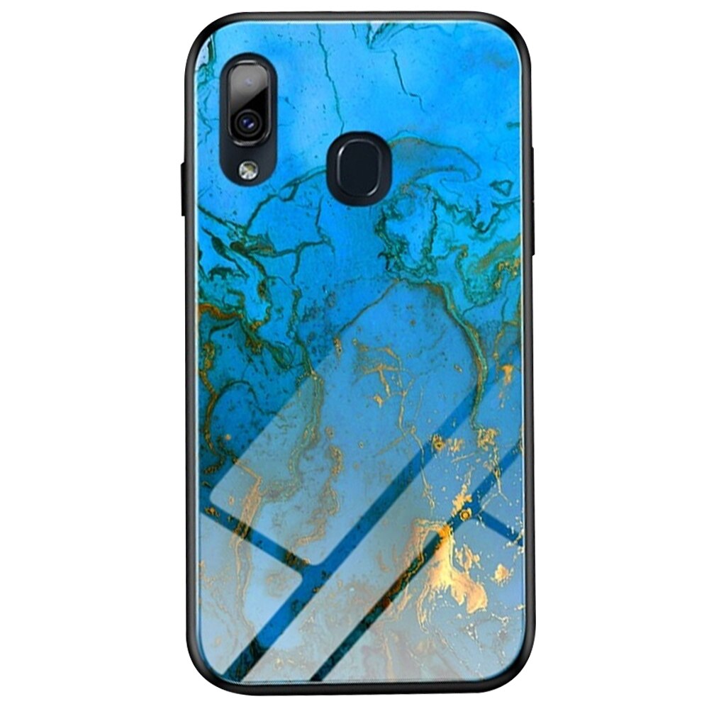 Husa Lemontti Glass Case compatibila cu Samsung Galaxy A20e, Rankin
