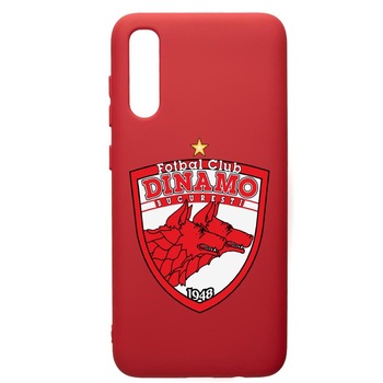 Husa de protectie Samsung Galaxy A30S, Football, Dinamo, silicon, cu interiorul din material textil, protectie camera, Red, PR229 Husa de protectie Samsung Galaxy A30S, Football, Dinamo, silicon, cu interiorul din material textil, protectie camera, Red, PR229